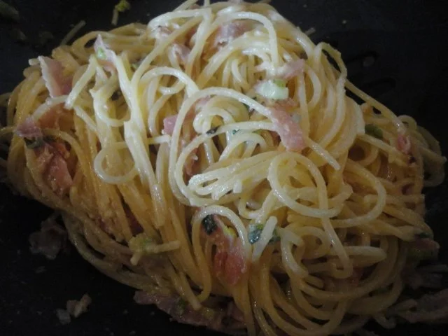 Rezept: Spaghetti Carbonara Bild Nr. 8 Spaghetti Carbonara - Rezept - Bild Nr. 8