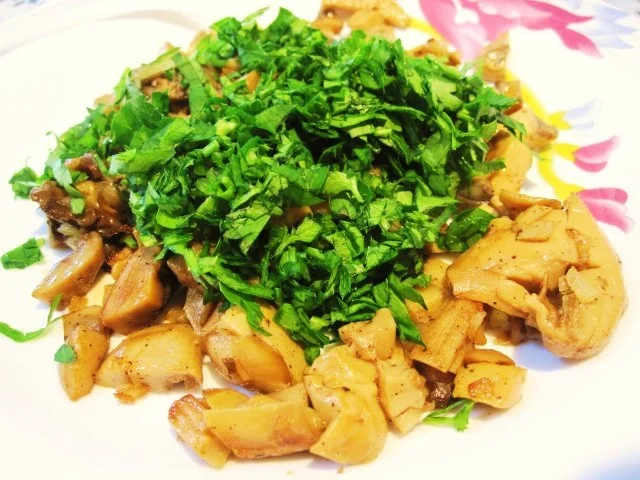 Pilzreis mit viel Zwiebeln ... - Rezept - Bild Nr. 3