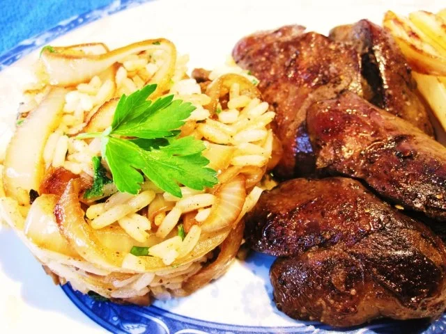 Pilzreis mit viel Zwiebeln ... - Rezept - Bild Nr. 7