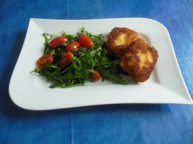 Vegetarisch:Feta gebraten - Rezept