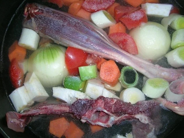 Rezept: Rehkeule mit Portwein-Grapefruitsauce NT-gegart Bild Nr. 2 Rehkeule mit Portwein-Grapefruitsauce NT-gegart - Rezept - Bild Nr. 2