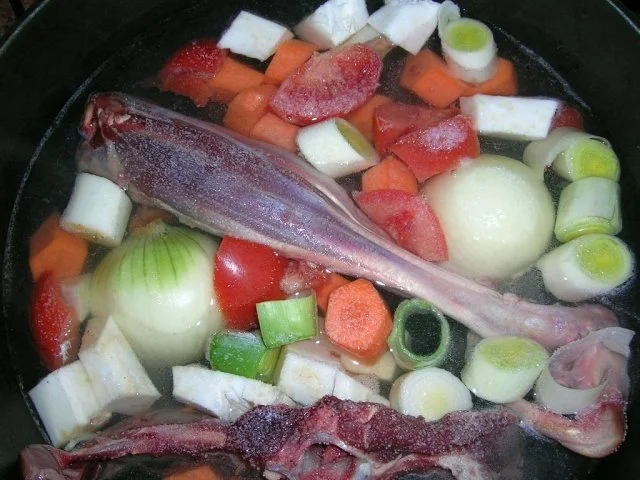 Rezept: Rehkeule mit Portwein-Grapefruitsauce NT-gegart Bild Nr. 4 Rehkeule mit Portwein-Grapefruitsauce NT-gegart - Rezept - Bild Nr. 4