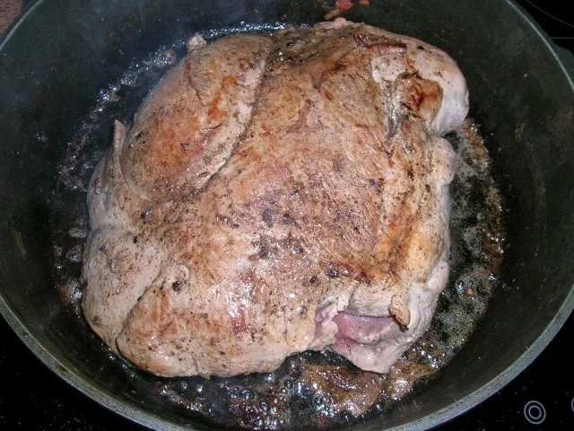 Rezept: Rehkeule mit Portwein-Grapefruitsauce NT-gegart Bild Nr. 3 Rehkeule mit Portwein-Grapefruitsauce NT-gegart - Rezept - Bild Nr. 3