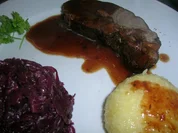 Rehkeule mit Portwein-Grapefruitsauce NT-gegart - Rezept