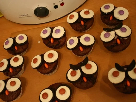 Eulen-Muffins - Rezept - Bild Nr. 3