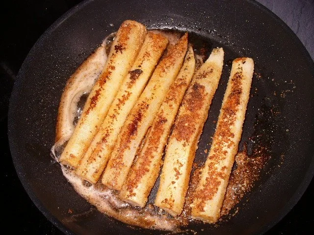 Schweinelachs-Schnitzel an Schwarzwurzel - Rezept - Bild Nr. 9