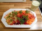 Regenbogensalat mit Joghurtdressing - Rezept