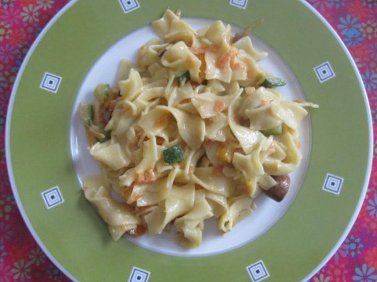 Pasta mit Gemüsesoße - Rezept mit Bild - kochbar.de