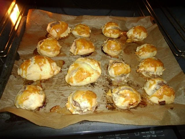 Rezept: Pikant gefüllter Blätterteig Bild Nr. 2 Pikant gefüllter Blätterteig - Rezept - Bild Nr. 2