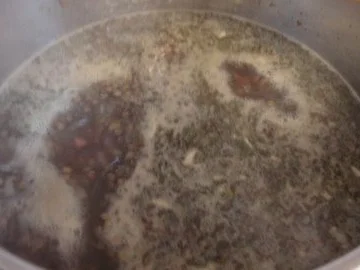 Schwäbische Alb-Linsensuppe mit Sauerrahm - Rezept - Bild Nr. 6