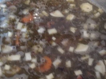 Schwäbische Alb-Linsensuppe mit Sauerrahm - Rezept - Bild Nr. 13