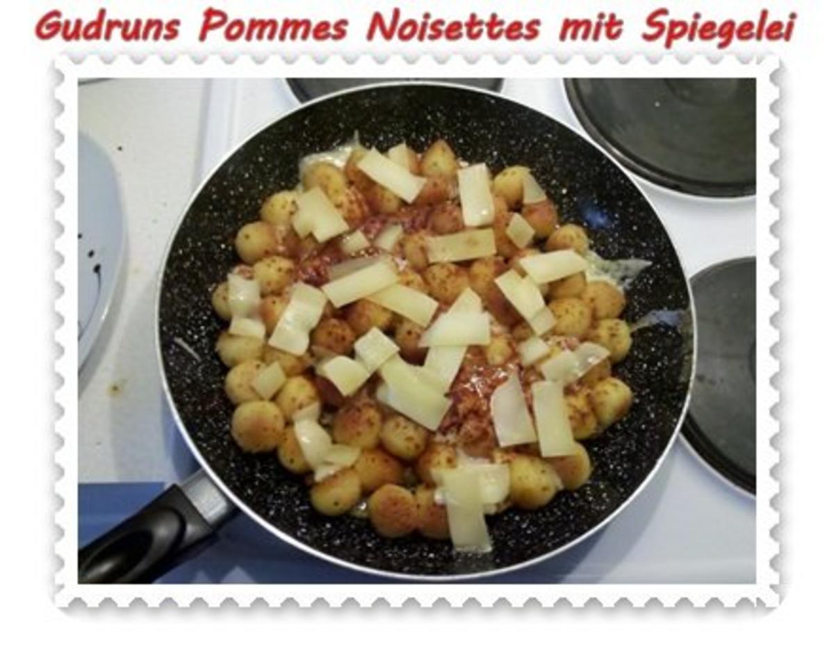 Kartoffeln: Pommes Noisettes mit Spiegelei und Bergkäse - Rezept - Bild Nr. 6