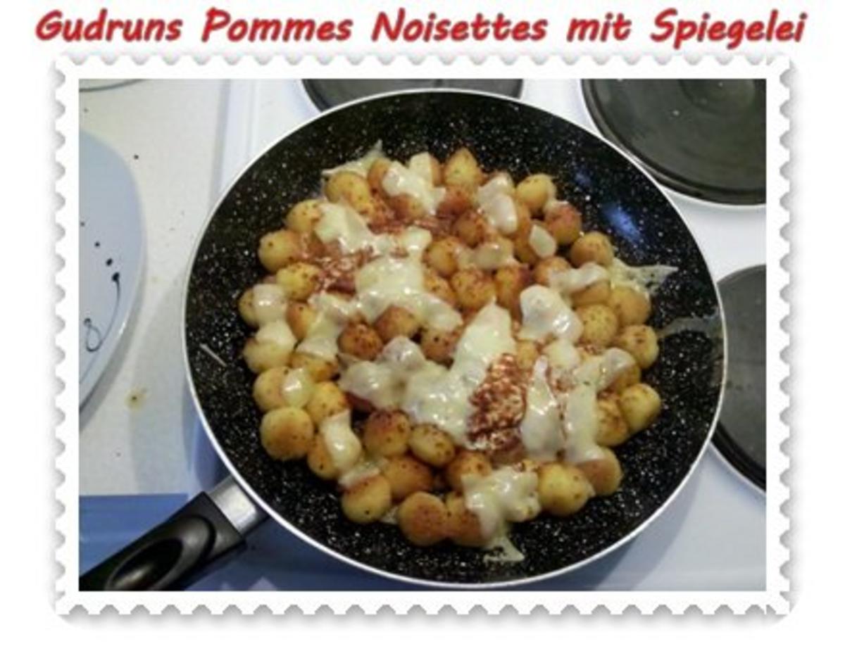 Kartoffeln: Pommes Noisettes mit Spiegelei und Bergkäse - Rezept - Bild Nr. 7