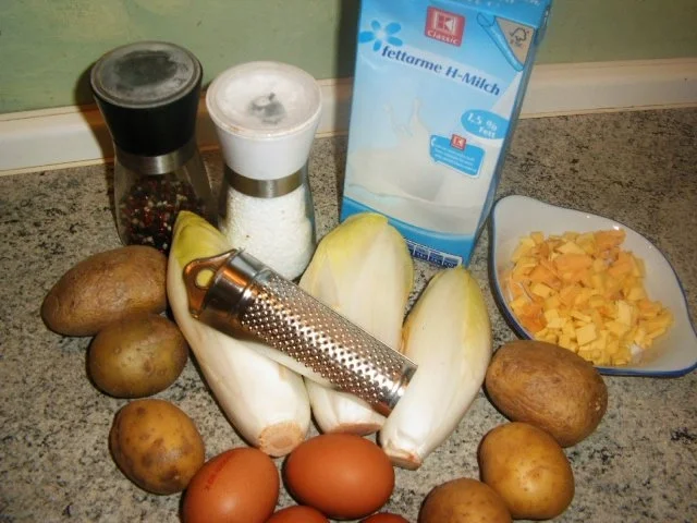 Rezept: Chicoree überbacken Bild Nr. 2 Chicoree überbacken - Rezept - Bild Nr. 2