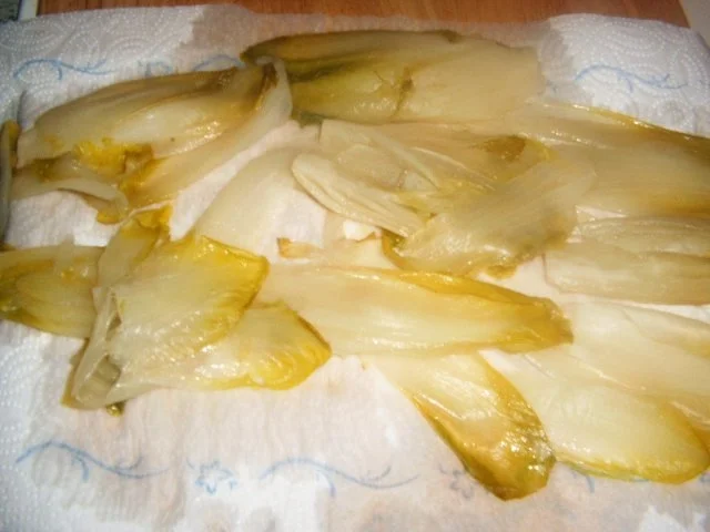 Rezept: Chicoree überbacken Bild Nr. 4 Chicoree überbacken - Rezept - Bild Nr. 4