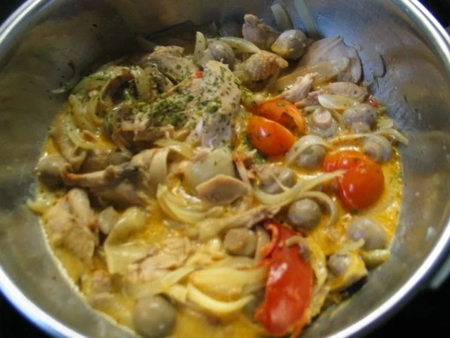 Fleisch: Hähnchen - Restepfanne - Rezept