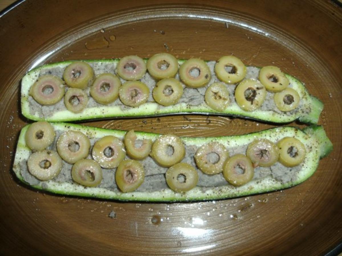 Hauptgericht: Zucchini, gefüllt mit Leberwurst - Rezept - Bild Nr. 4
