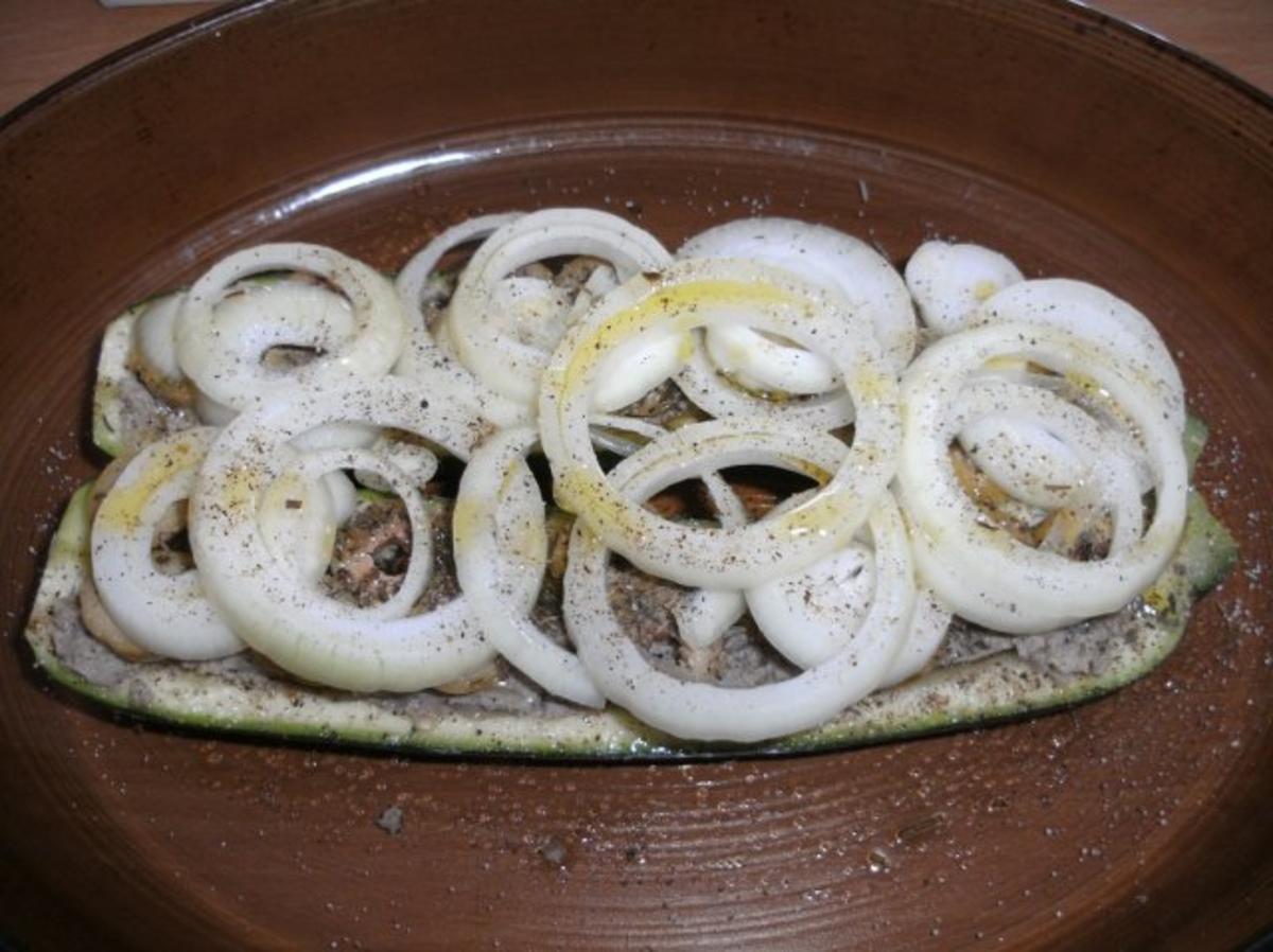 Hauptgericht: Zucchini, gefüllt mit Leberwurst - Rezept - Bild Nr. 6