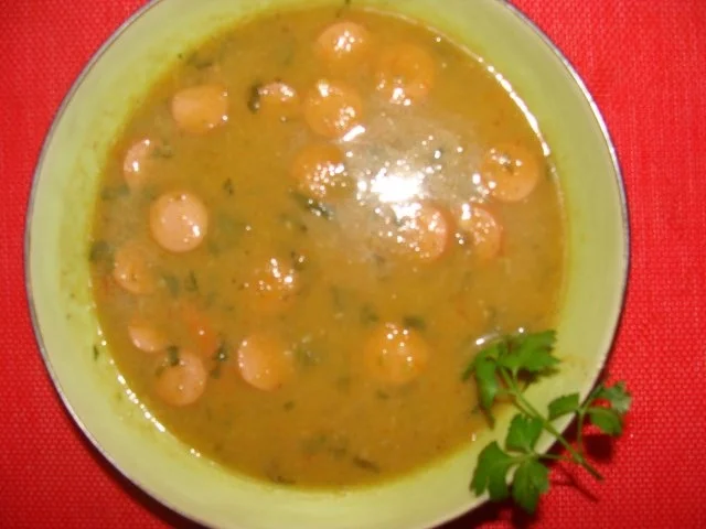 Gemüse : Grobstückiges Gemüse mit Rauchfleisch und Pilzen - Rezept - Bild Nr. 3