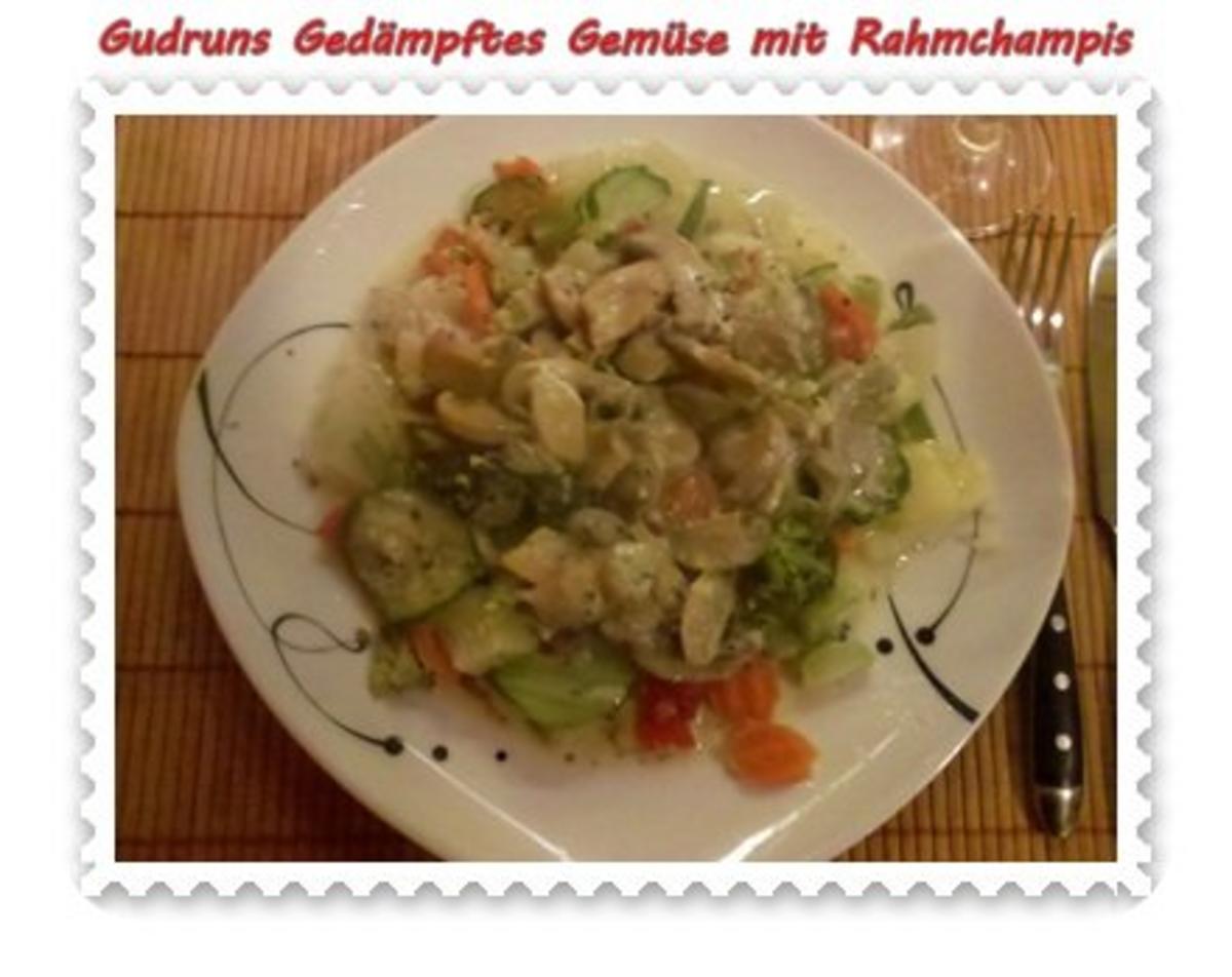 Vegetarisch: Gedämpftes Gemüse mit Rahmchampignons - Rezept - Bild Nr. 10