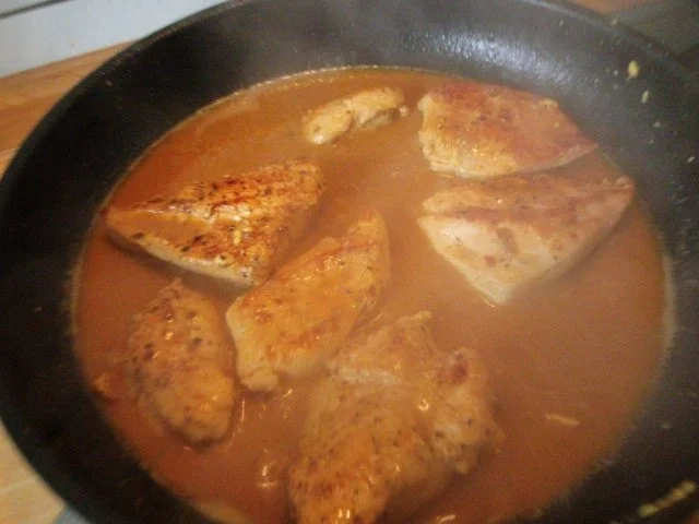 Hähnchenfilet in Senf- Sahne-Soße mit Broccoli und dicken Butternudeln - Rezept - Bild Nr. 8