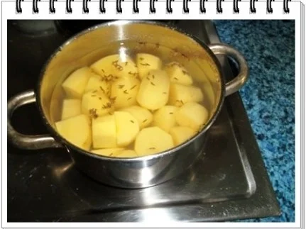 Frikadelle mit Kartoffel-Erbsen Türmchen - Rezept - Bild Nr. 10