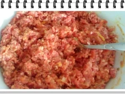 Frikadelle mit Kartoffel-Erbsen Türmchen - Rezept - Bild Nr. 3