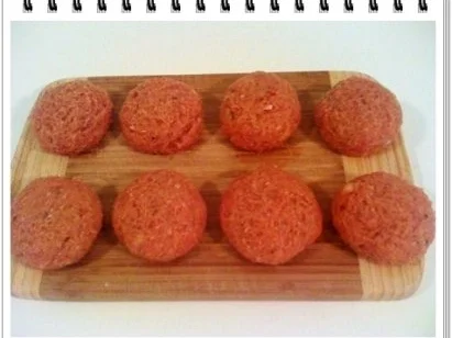 Frikadelle mit Kartoffel-Erbsen Türmchen - Rezept - Bild Nr. 5