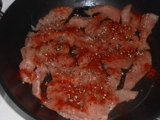 Pikantes Putengeschnetzeltes mit Paprikareis - Rezept - Bild Nr. 4