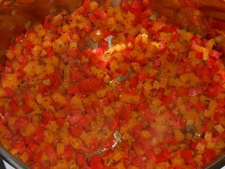 Pikantes Putengeschnetzeltes mit Paprikareis - Rezept - Bild Nr. 10