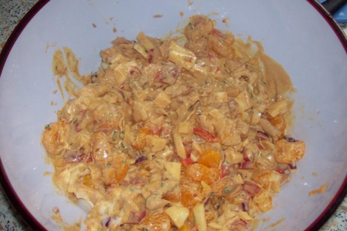 Fruchtiger Thunfisch-Reis-Salat mit Mandarinen, Bacon und Mozzarella - Rezept - Bild Nr. 8