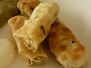Börek mit Feta-Füllung + Spinat-Füllung - Rezept