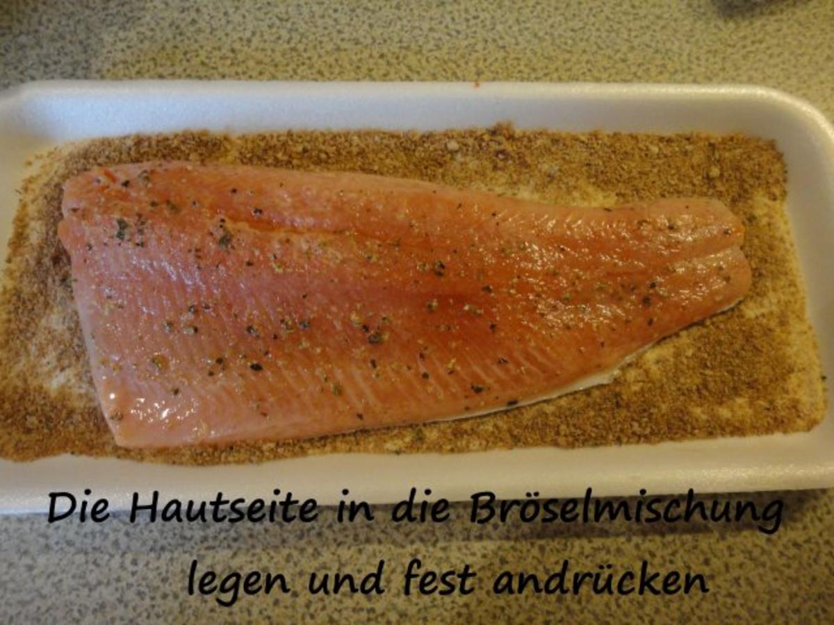 Lachs Forelle Mit Br Sel Kruste Und Pfannen Gem Se Rezept Kochbar De