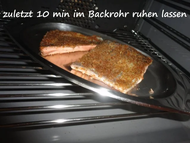 Lachs Forelle mit Brösel Kruste und Pfannen Gemüse - Rezept - Bild Nr. 14