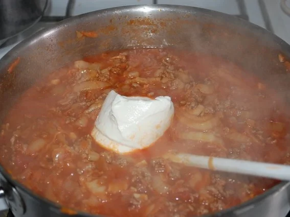 Schlanke Chinakohl-Hack Spagetti Sosse - Rezept - Bild Nr. 4