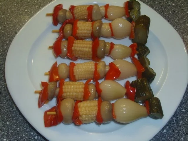 Scharfe Party-Spieße - Rezept