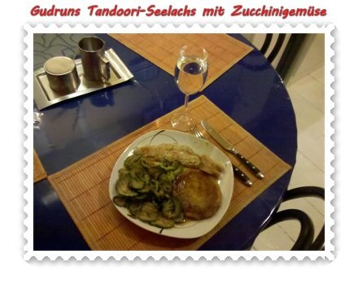 Fisch: Tandoori-Seelachs mit Zucchinigemüse und Kartoffelbratling - Rezept - Bild Nr. 10