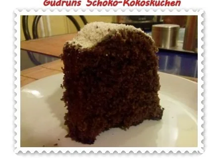 Kuchen: Schoko-Kokoskuchen â la Gudrun - Rezept
