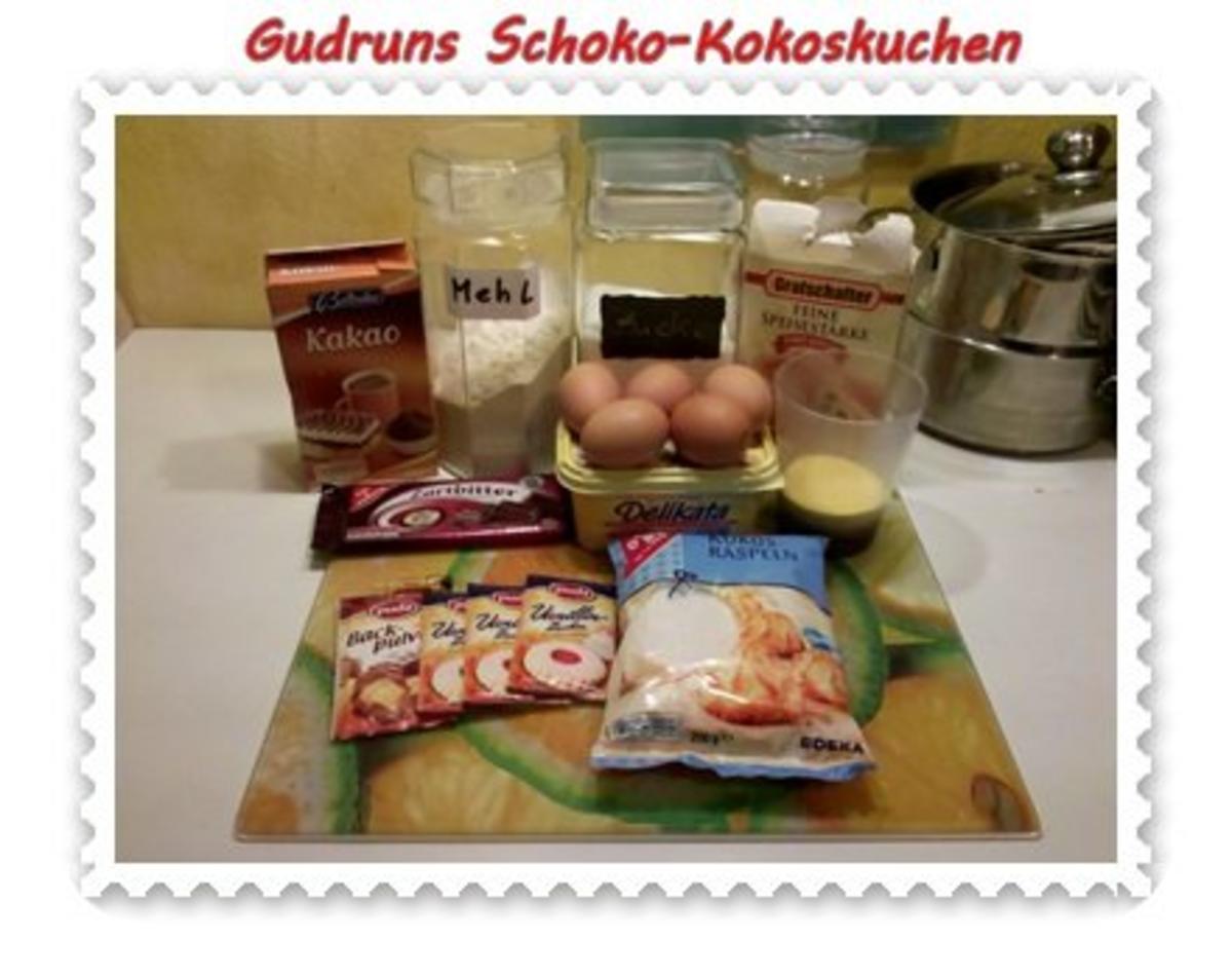 Kuchen: Schoko-Kokoskuchen â la Gudrun - Rezept - Bild Nr. 2