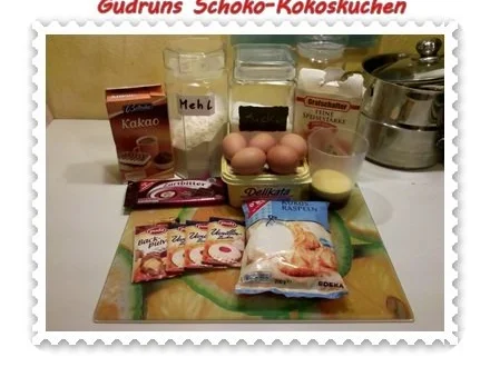 Kuchen: Schoko-Kokoskuchen â la Gudrun - Rezept - Bild Nr. 2