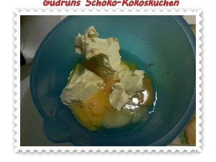 Kuchen: Schoko-Kokoskuchen â la Gudrun - Rezept - Bild Nr. 3