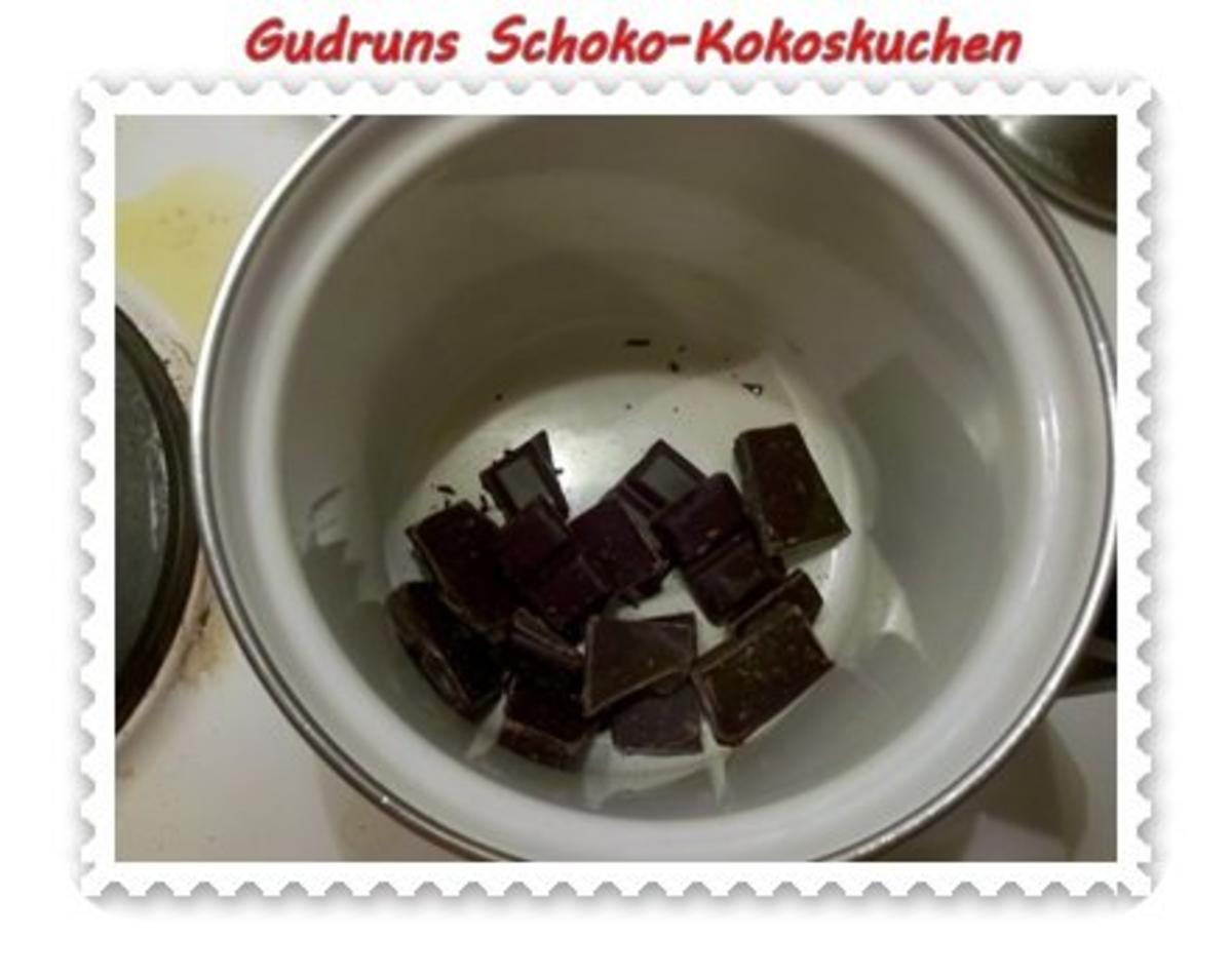 Kuchen: Schoko-Kokoskuchen â la Gudrun - Rezept - Bild Nr. 5
