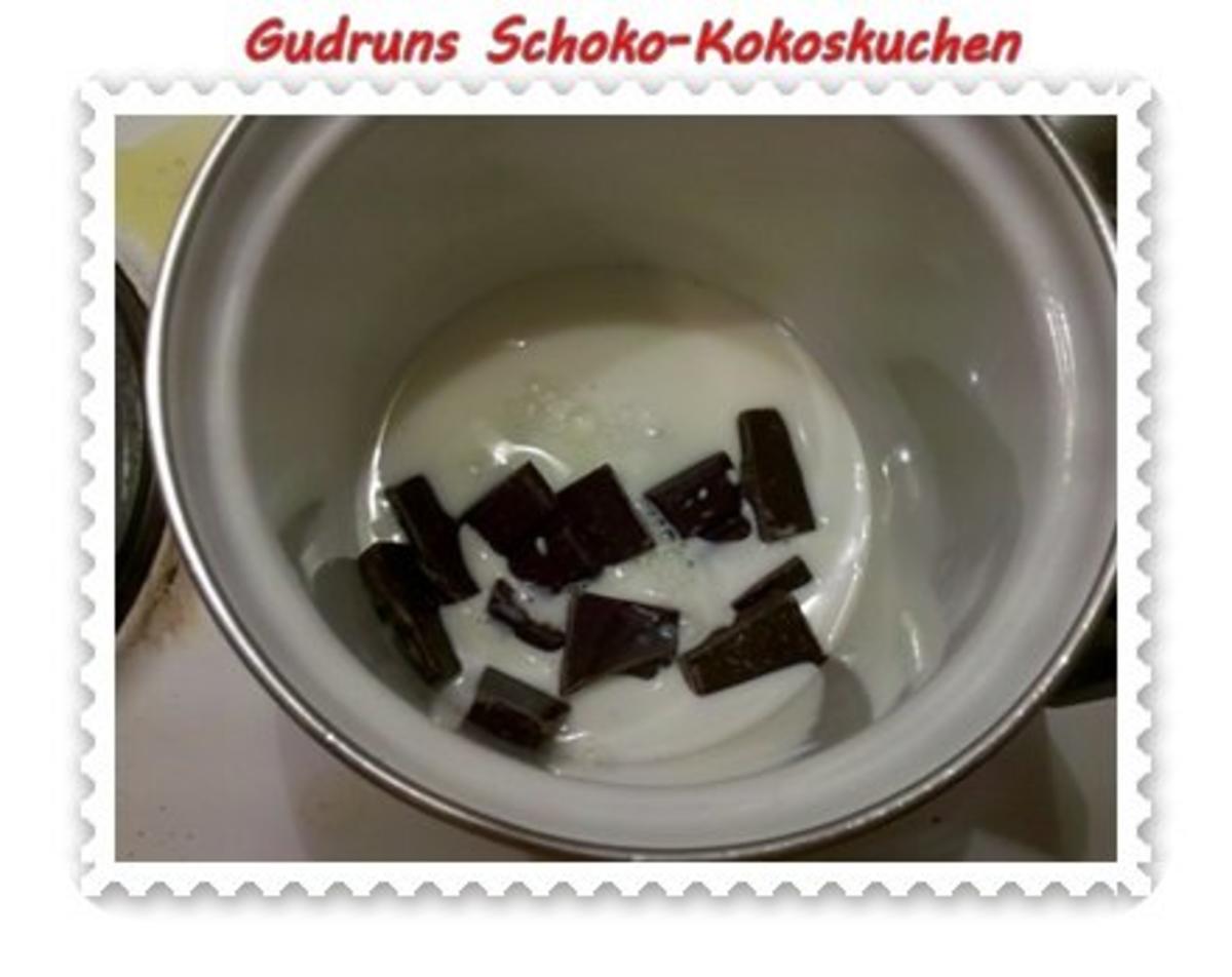 Kuchen: Schoko-Kokoskuchen â la Gudrun - Rezept - Bild Nr. 6