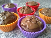 Schokomuffins mit Nougat - Rezept