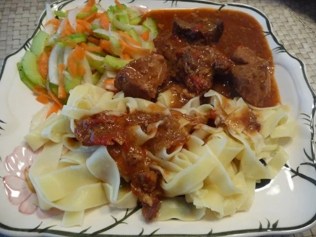 Rezept: Beilagen : selbstgemachte Bandnudeln Beilagen : selbstgemachte Bandnudeln - Rezept