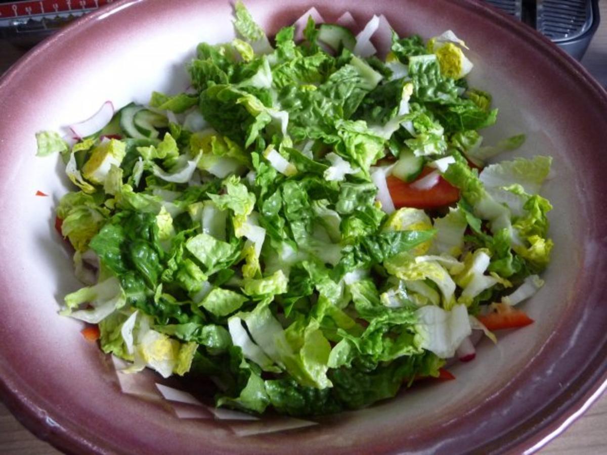 Salat : Gemischten Salat mit Schafskäse - Rezept - Bild Nr. 5