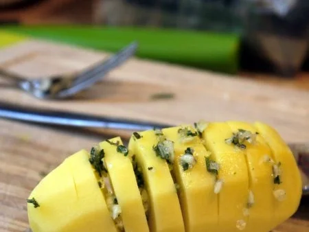 Rezept: Kräuter-Fächerkartoffeln Bild Nr. 7 Kräuter-Fächerkartoffeln - Rezept - Bild Nr. 7