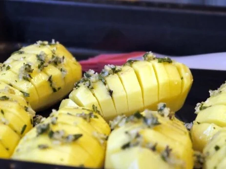 Rezept: Kräuter-Fächerkartoffeln Bild Nr. 9 Kräuter-Fächerkartoffeln - Rezept - Bild Nr. 9