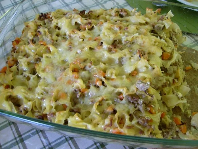 Rezept: Nudel-Hack-Auflauf Bild Nr. 2 Nudel-Hack-Auflauf - Rezept - Bild Nr. 2