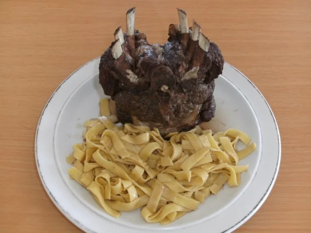 Rezept: Fleisch: Lammrücken, geschmort Fleisch: Lammrücken, geschmort - Rezept